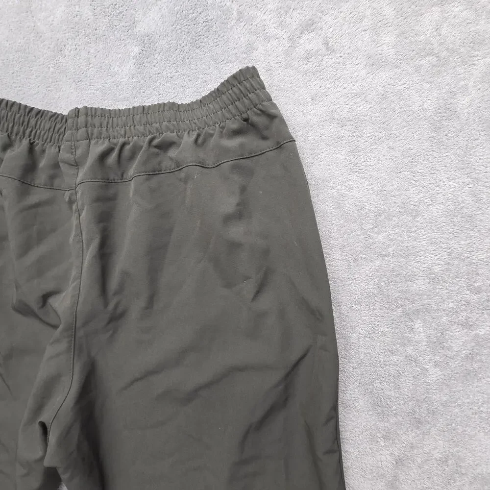 New Balance Pants Mens XL Green Track Tapered Slim Drawstring Zip Pockets